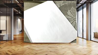 Blank paper white drawing sheet mock up High Resolution images 25 Wall mural