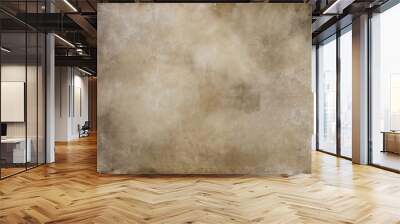 Grunge-style aged brown paper texture reflecting old-world charm with signs of wear Wall mural