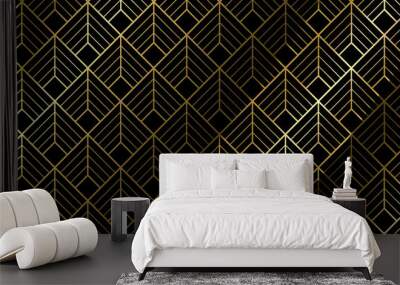 art deco pattern background - illustration Wall mural