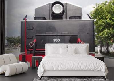 Vintage locomotive train Wall mural