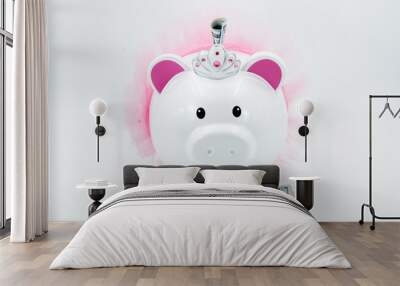 Ms. Piggybank Wall mural