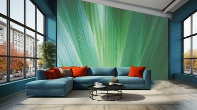 Green leaf background Wall mural