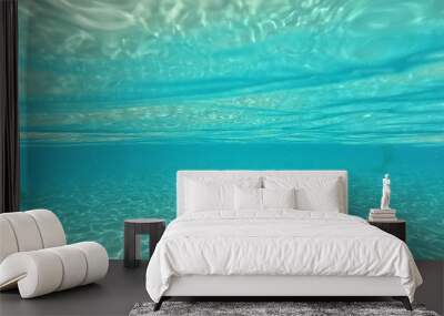 blue water background Wall mural