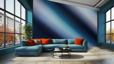 Blurred background, Blue color effect.  Wall mural