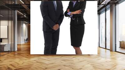 full length business couple Wall mural