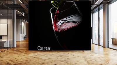 Picture of a wine glass Wall mural