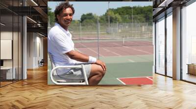 Tennis referee Wall mural