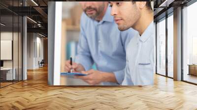 two it specialists working in the office Wall mural