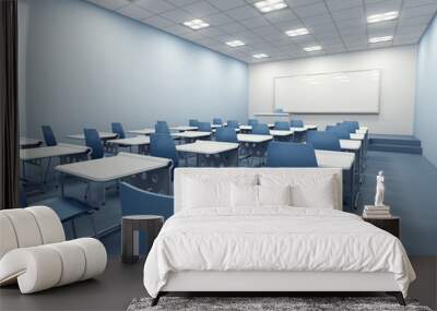 modern classroom interior Wall mural