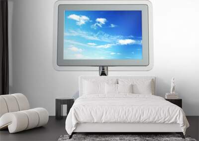 modern computer with display Wall mural