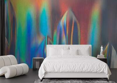 Abstract blurred background with light leaks and reflections. Wall mural