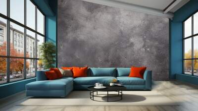 grey stone concrete texture background banner Wall mural