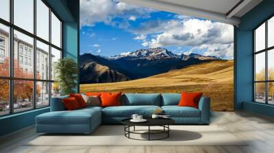 Highland Plains of the Andes Mountains in Peru Wall mural