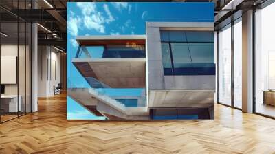 Modern architecture building Wall mural