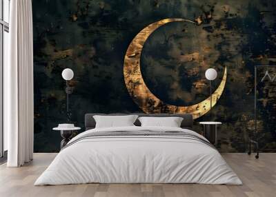 The significance of the crescent symbol in religion Wall mural