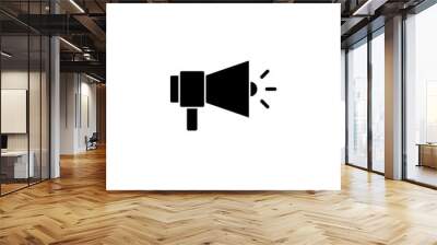 Megaphone icon. Loudspeaker sign and symbol Wall mural