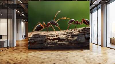 Defense Mechanisms Employed by Ants to Safeguard Against Predators, Threats, and Intruders
 Wall mural