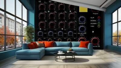 DJ Sound mixing console Wall mural