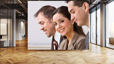 Business people in meeting Wall mural