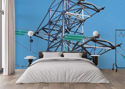 electric tower high voltage post Wall mural