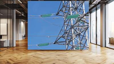 electric tower high voltage post Wall mural