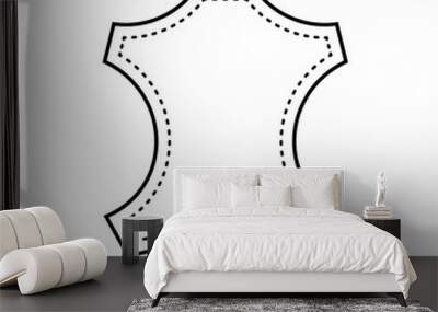 Leathe logo icon Wall mural