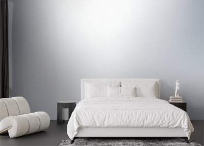 Shiny silver plain background. Smooth metallic light blur texture. Flare and shades abstract illustration. Wall mural