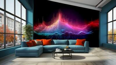 An exemplary generation of audio signals Wall mural