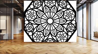 Rose Window, Fig. 11, decagon 1, triangular 1 Wall mural