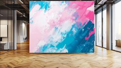 Intensely detailed, highly-textured painting composed of oil paint and palette knife. Abstract art background, oil on canvas, rough strokes of paint. Wall mural