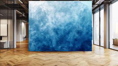 The backdrop design is blue white pastel gradient background with smooth grainy light blue abstract banners Wall mural