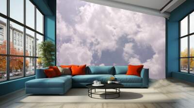 Beautifull shiny cloud in sky ,landscape for wallpaper Wall mural