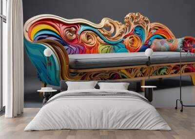 sofa in a room Wall mural