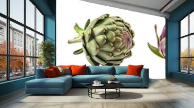 Set of artichoke isolated on transparent background	 Wall mural