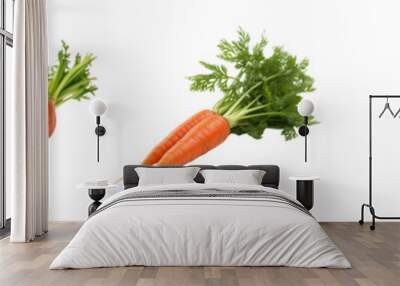 Set of carrot isolated on transparent background	 Wall mural