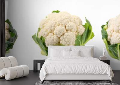 Set of cauliflower isolated on transparent background	 Wall mural