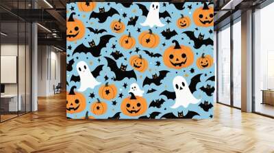 halloween seamless background Wall mural