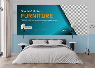 web banner design  Wall mural