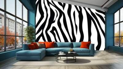 zebra stripes pattern. zebra print, animal skin, tiger stripes, abstract pattern, line background, f Wall mural