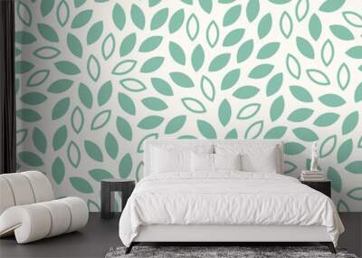 leaves pattern. endless background. seamless Wall mural