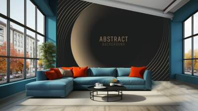 modern abstract background design. vector Wall mural