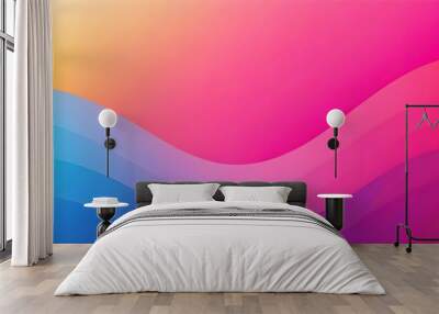 modern gradient abstract background. Generative AI Wall mural