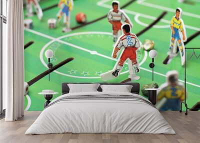 table football toy Wall mural