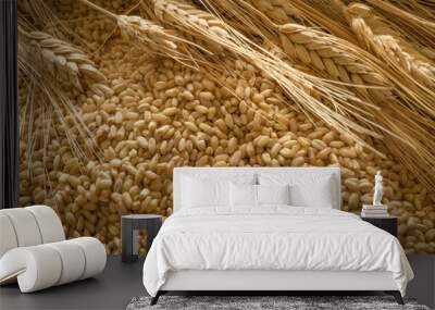 Mesopotamia's fascinating wheat ears Wall mural