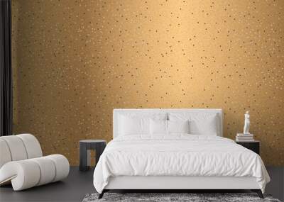 Vector gold background. Gold sparkle background.  Gold gradient sparkle vector pattern.  Wall mural