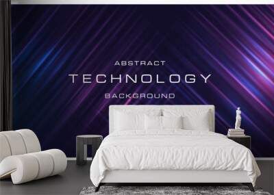 Digital technology background. Wall mural