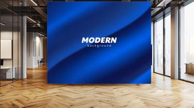 modern blue gradient background concept Wall mural