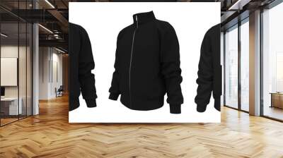 Blank tracksuit top mockup, 3d illustration, 3d rendering Wall mural