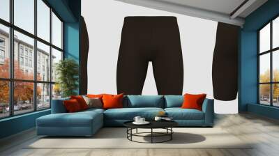 Waisted shorts mockup. 3d rendering, 3d illustration. Wall mural