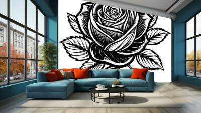    Flower vector illustration.
 Wall mural